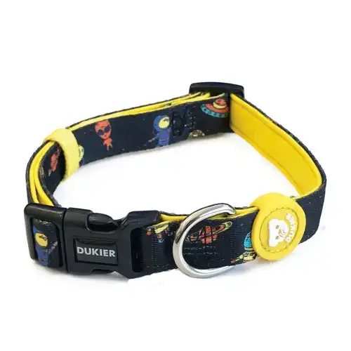 Dukier Space Collar Estampado Espacial para perros