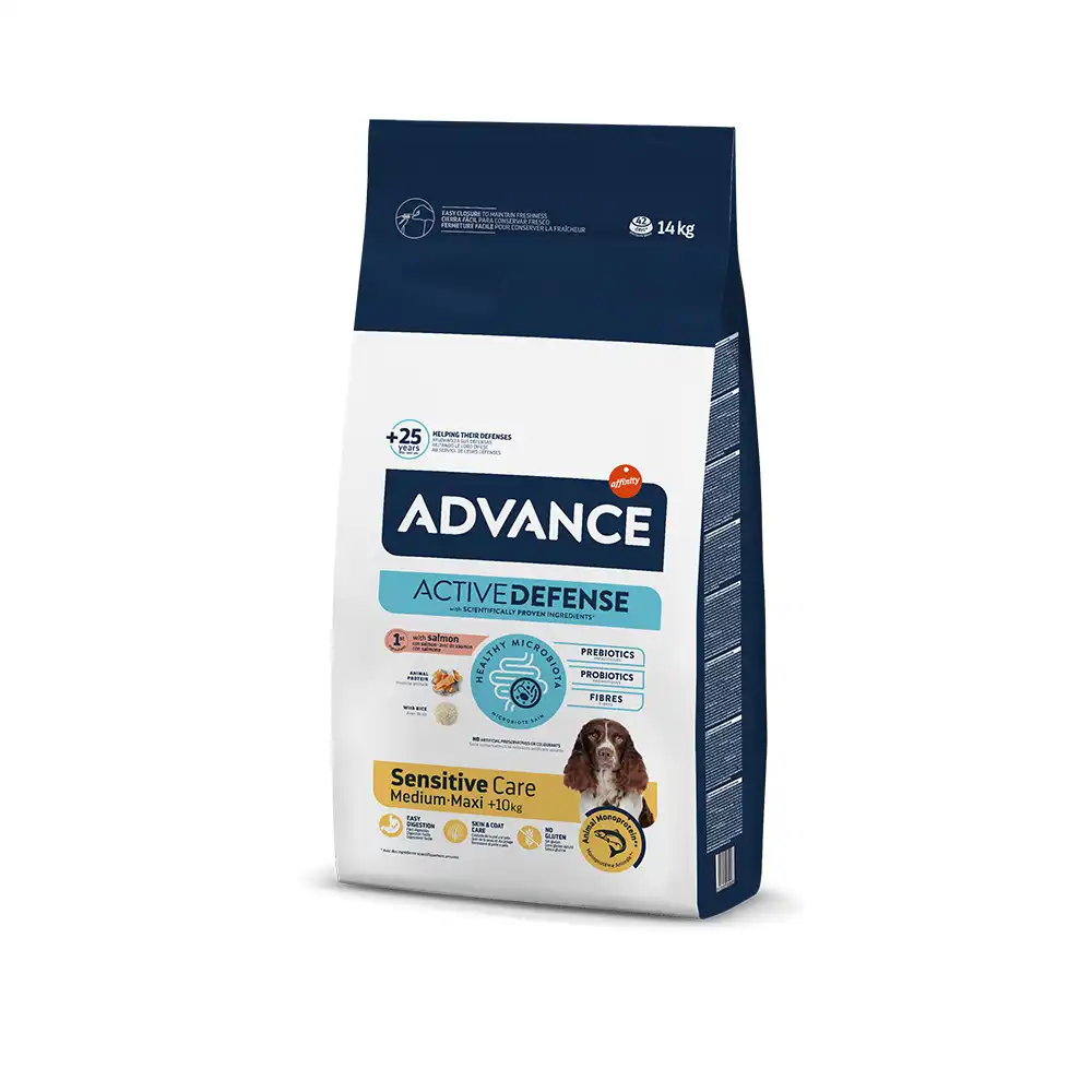 Advance Adult Sensitive salmón y arroz - 14 kg