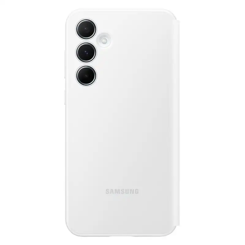 Samsung Smart View Wallet Case Funda Blanca para Samsung Galaxy A55 5G