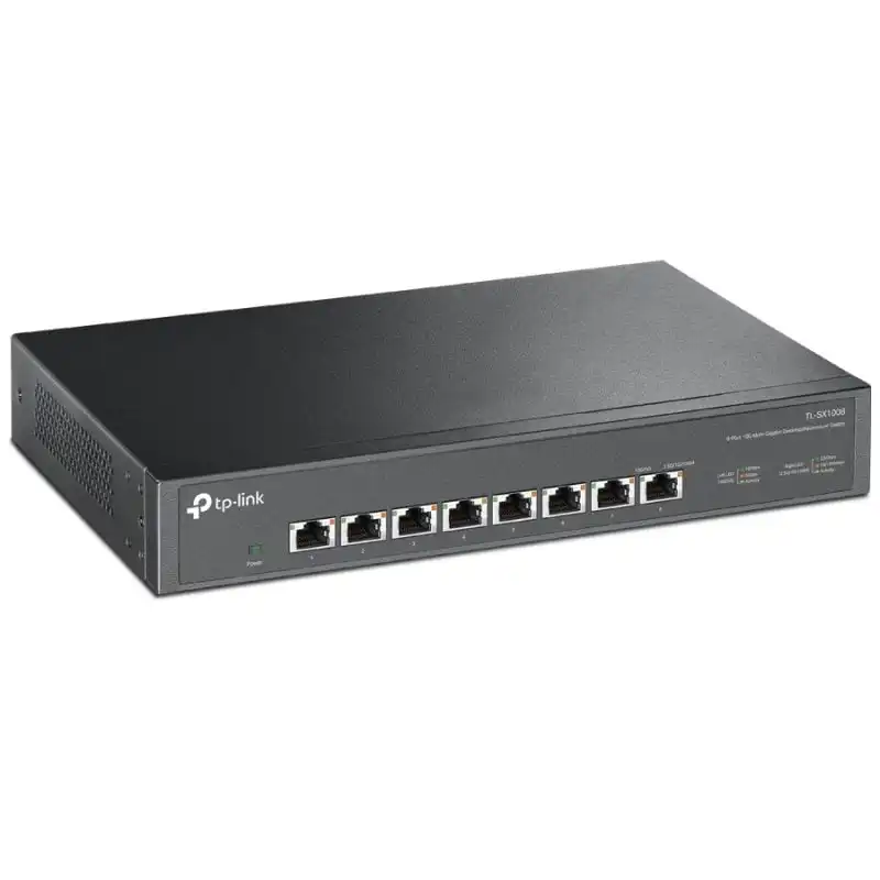 TP-Link TL-SX1008 Switch 8 Puertos 10G 100/1000/10000 Mbps Negro