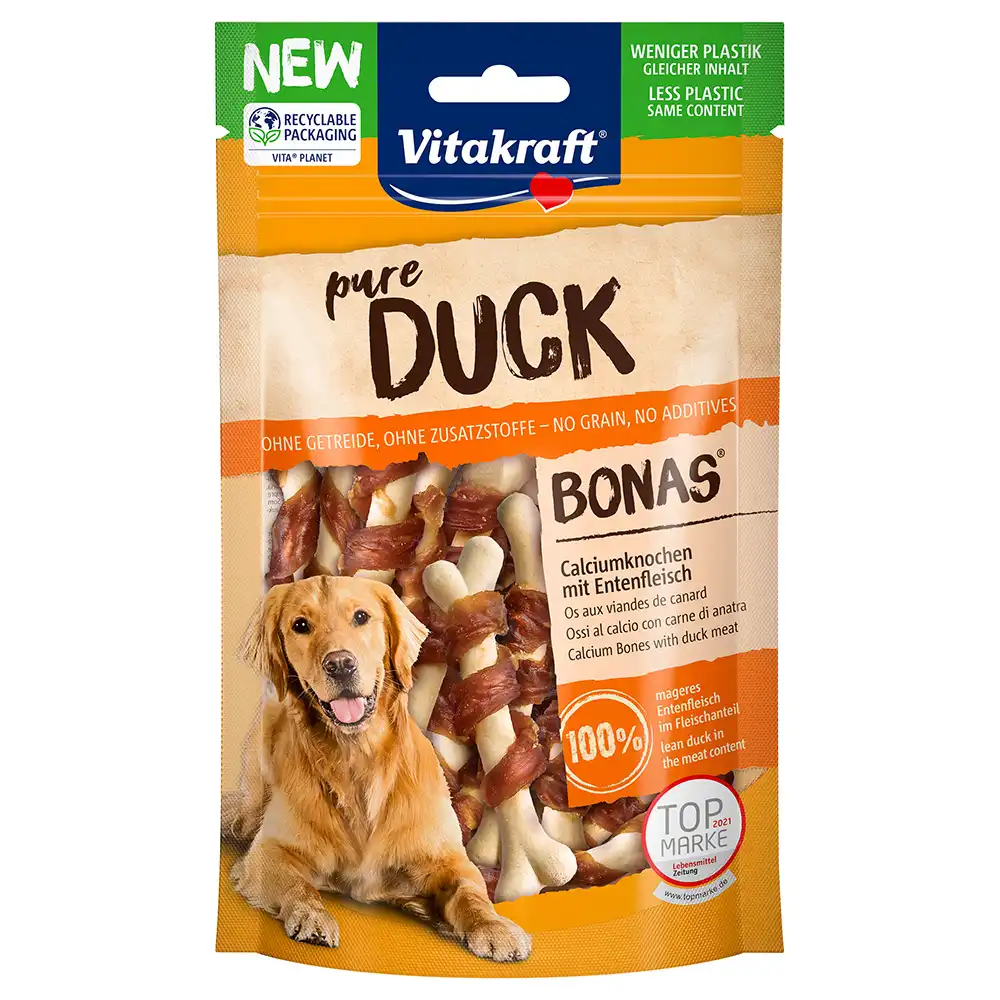 Vitakraft Bonas pure DUCK huesos para perros - 80 g