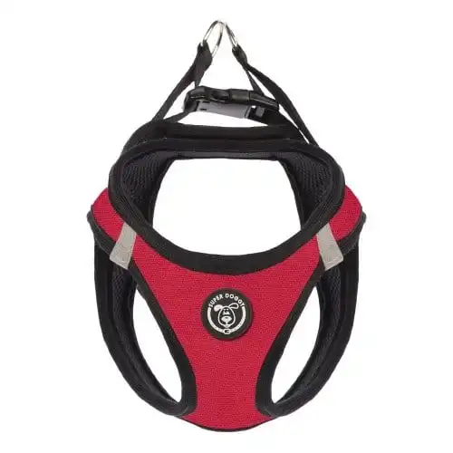 Arnés Comfort Super Doggy para perros color Rojo