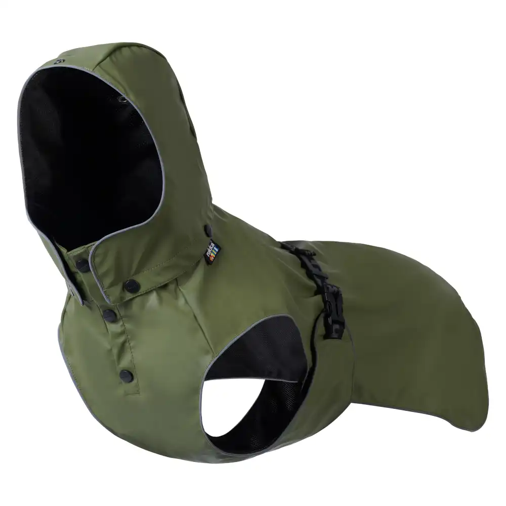 Impermeable Rukka® Streamy Eco, oliva - aprox. 45 cm de largo de espalda