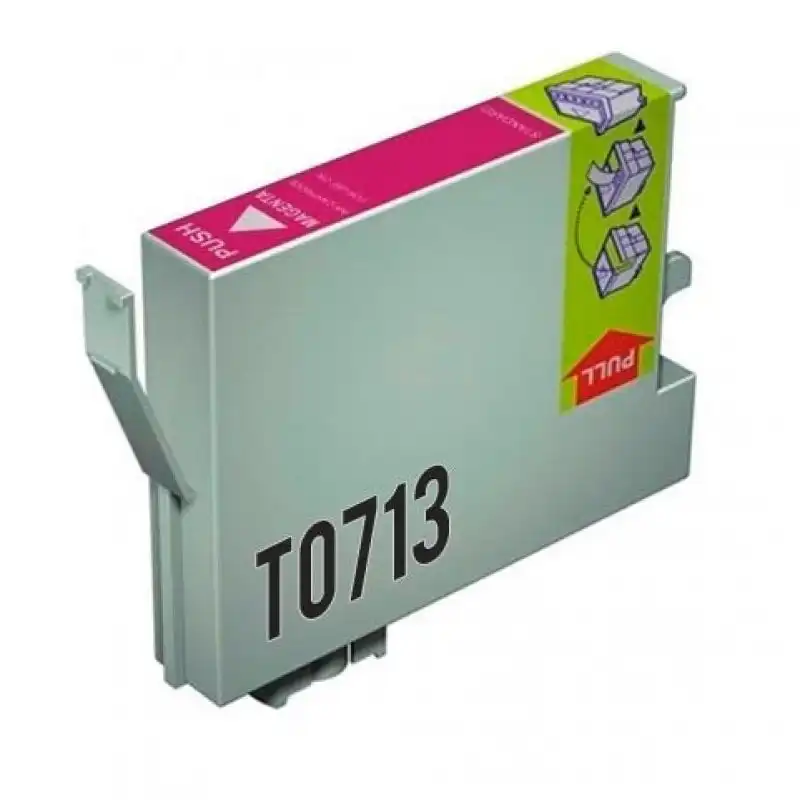 Inkpro Cartucho de Tinta Compatible con Epson T0713 Magenta