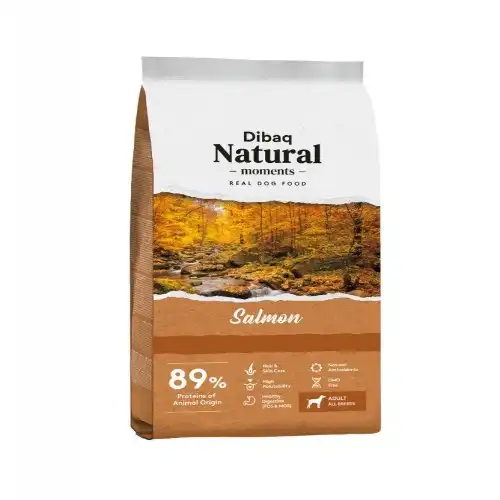 Pienso Dibaq Natural Moments para perros sabor Salmón