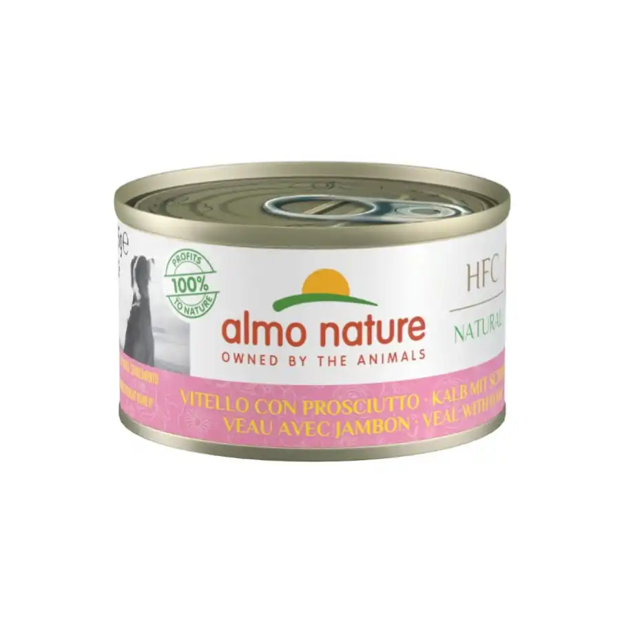 Almo Nature HFC Ternera y Jamón lata para perros