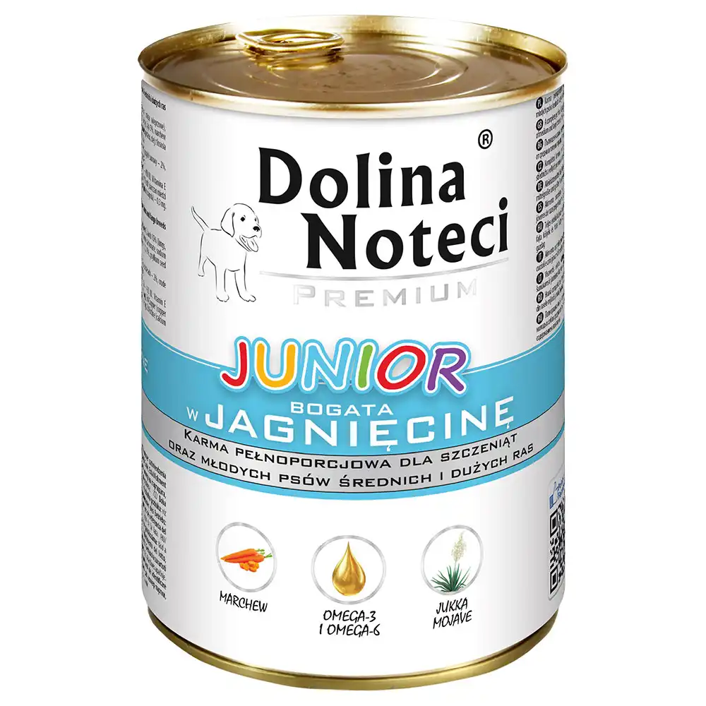 Dolina Noteci Premium Junior 24 x 400 g Pack Ahorro - Cordero