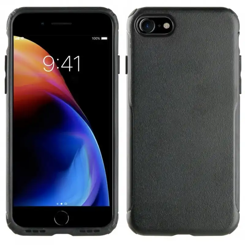 Muvit Funda Soft Shockproof 2m Negra para Apple Iphone SE/8/7