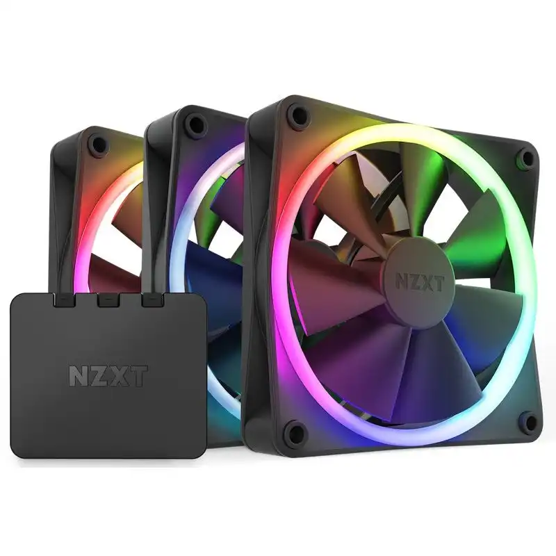 NZXT F120 RGB Triple Pack Ventilador Suplementario 120mm Negro