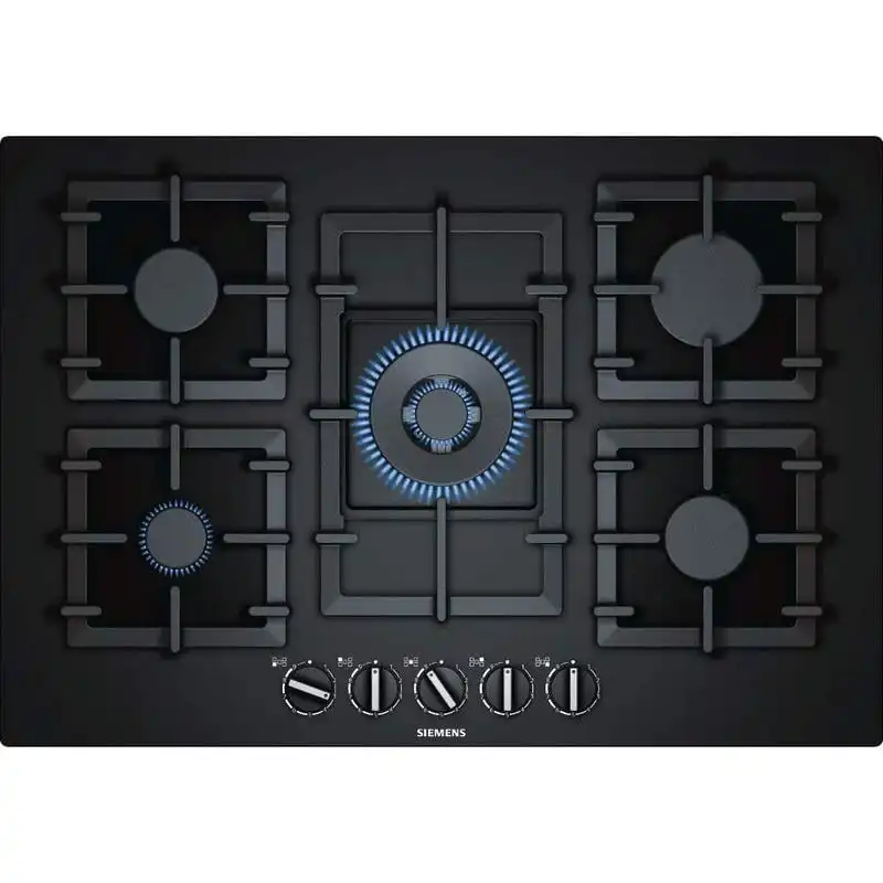 Siemens EP7A6QB90 iQ500 Placa de Gas 5 Zonas 75cm Negro