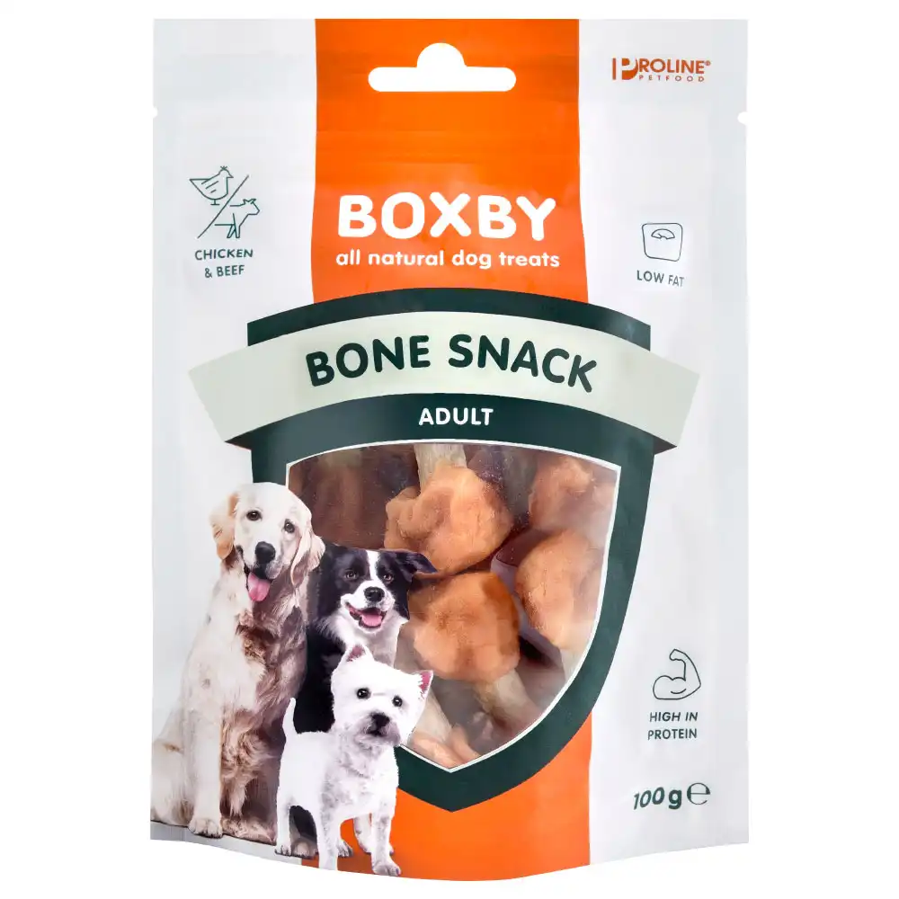 Snack Boxby bone de pollo 100 gr.