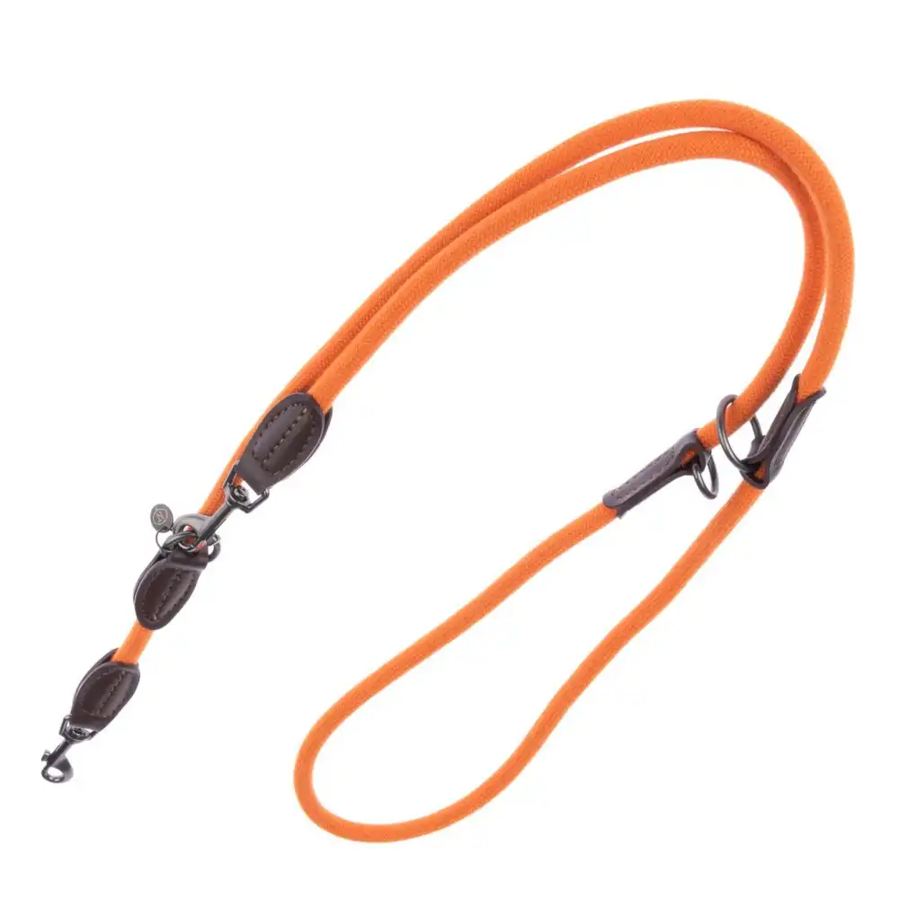 Correa ajustable Nomad Tales Spirit mandarina para perros -  200 cm (L), 10 mm (Diám)