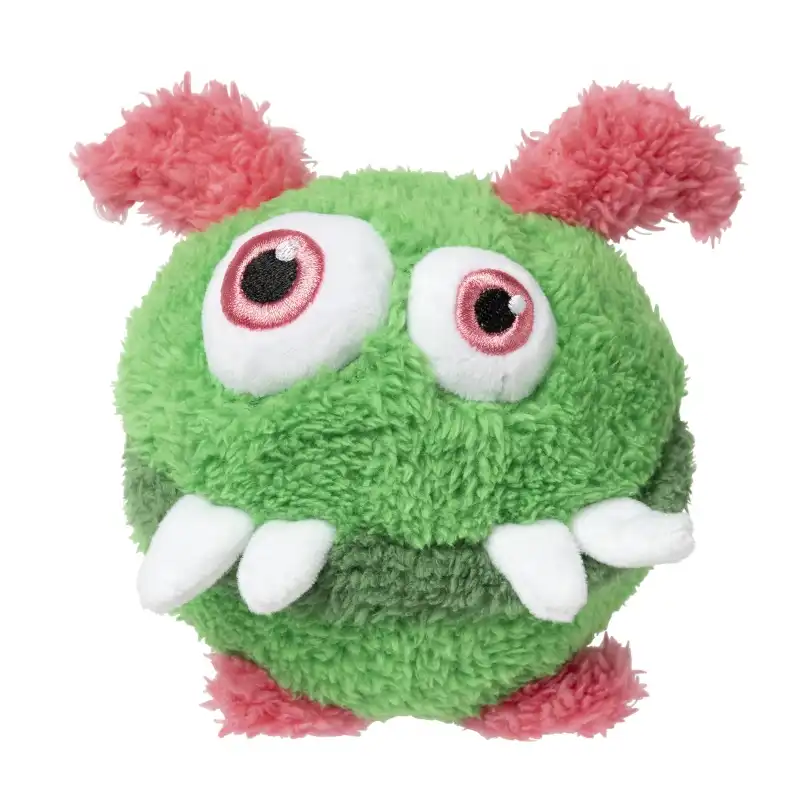 Peluche para perros FuzzYard Peewee Green 1 Unidad.