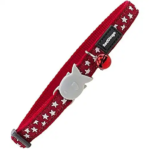 Collar para gatos Stars Rojo