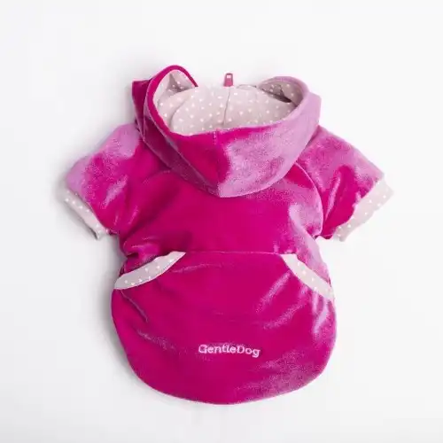 Sudadera Pepa Lunares para perros color Rosa