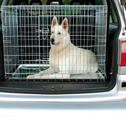 Jaula de transporte para mascotas galvanizada Talla 1