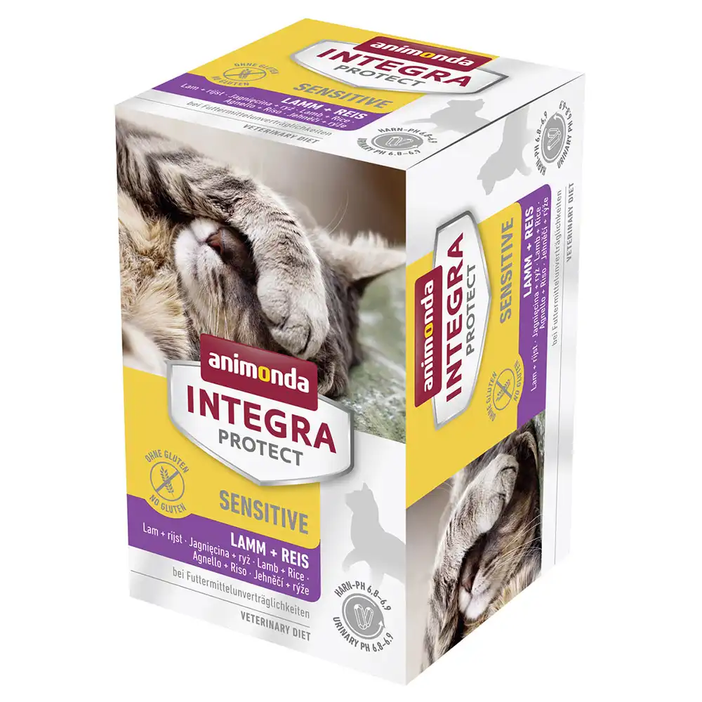 Animonda Integra Protect Adult Sensitive 6 x 100 g - Cordero y arroz