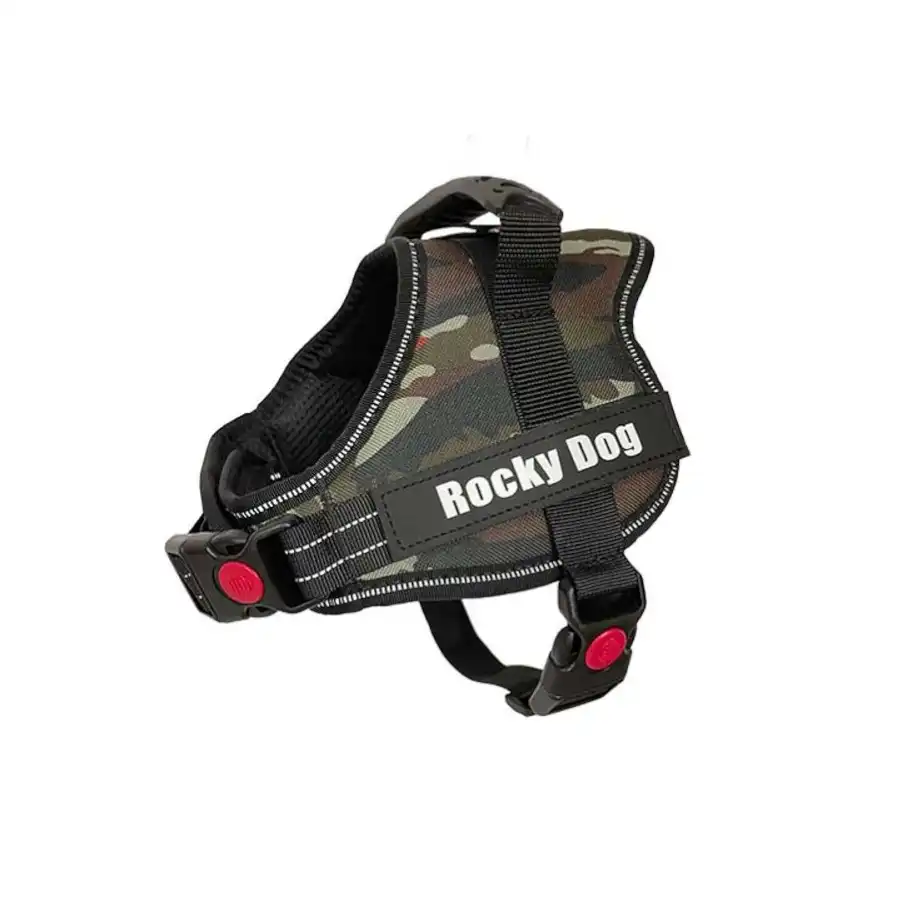 Outech Rocky Arnés Ergonómico Camuflaje para perros