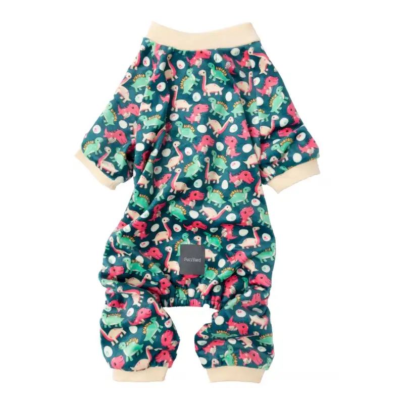 Pijama para perros FuzzYard Dinosaurios Land Talla 3