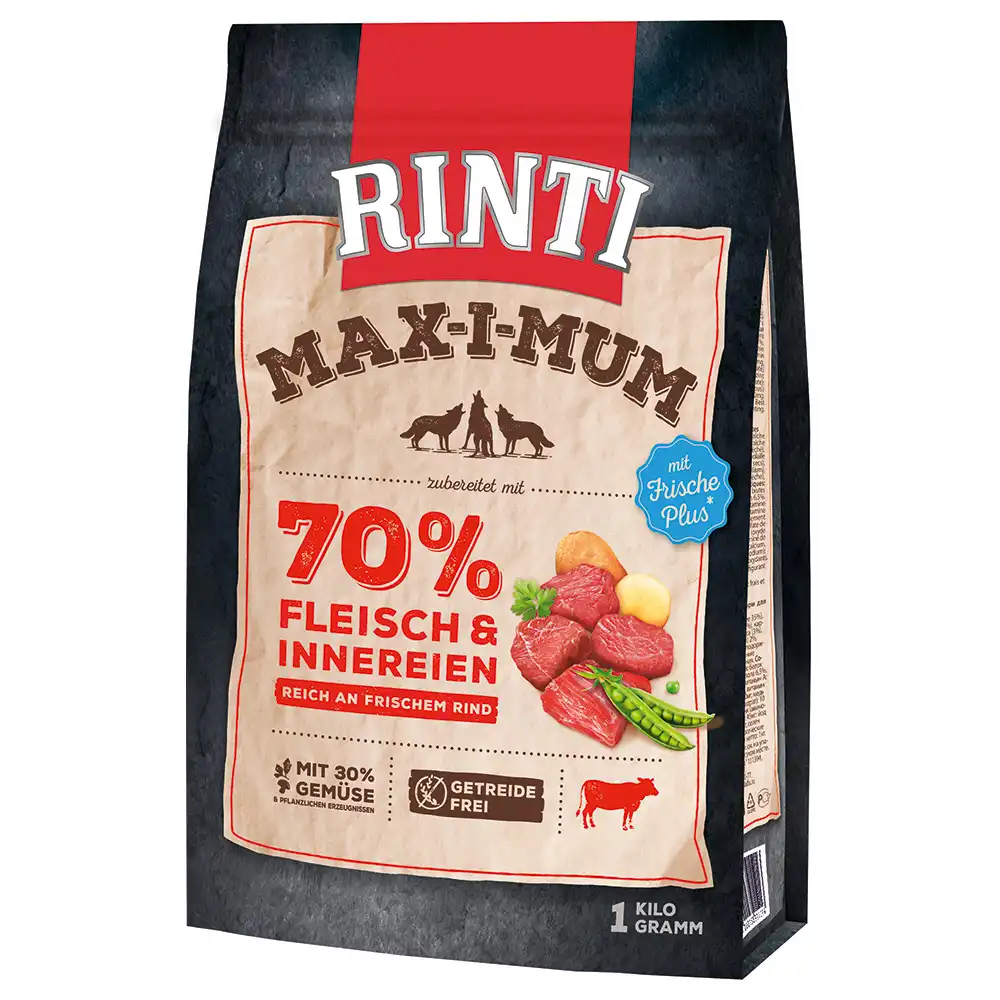 Rinti Max-i-mum con vacuno para perros - 1 kg