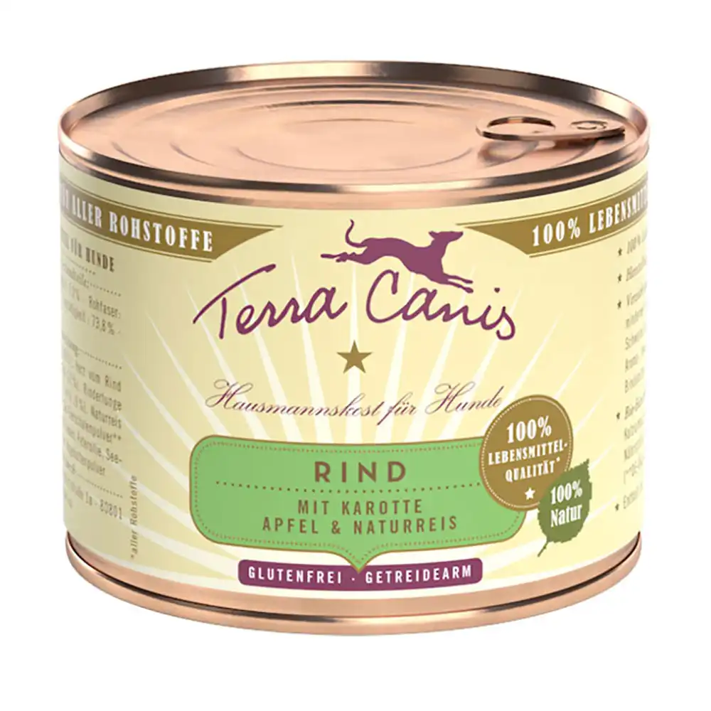 Terra Canis Menú 6 x 200 g - Vacuno