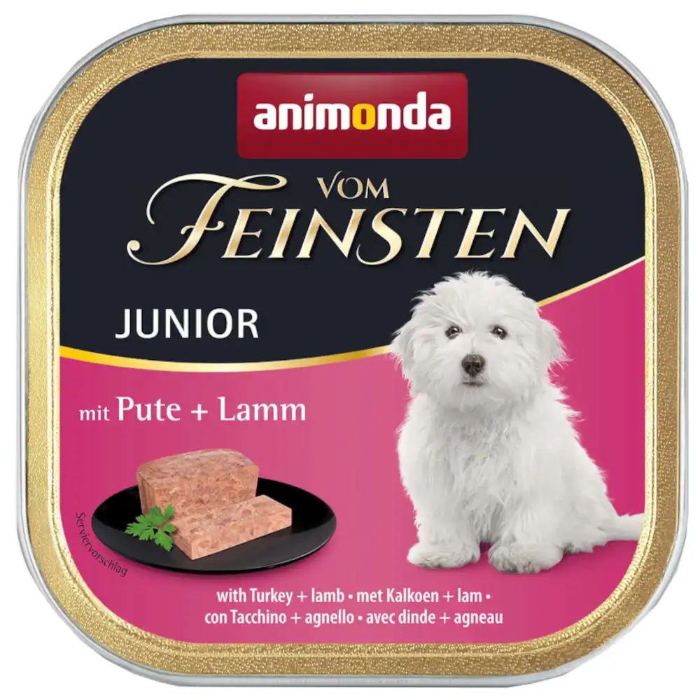 Animonda vom Feinsten Junior 6 x 150 g - Pavo y cordero