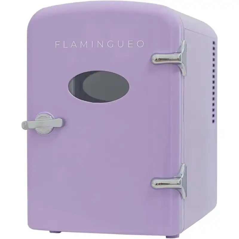 Flamingueo Mini Nevera 4l 12v/220v Función Frío Y Calor Morado