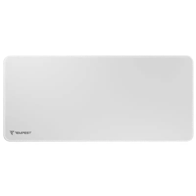 Tempest Mousepad 90x40cm 2mm Alfombrilla Gaming Extended Blanca