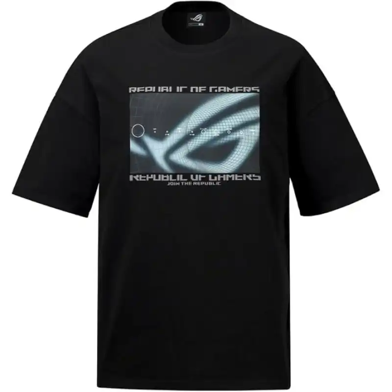 ASUS ROG Cosmic Wave Camiseta Algodón Negra Hombre Talla XL