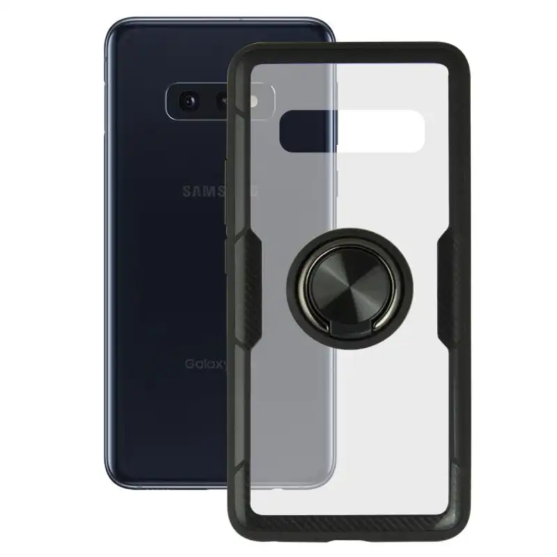 Ksix Funda Para Samsung Galaxy S10e, Semirrígida, Magnético Para Soporte Coche, Transparente
