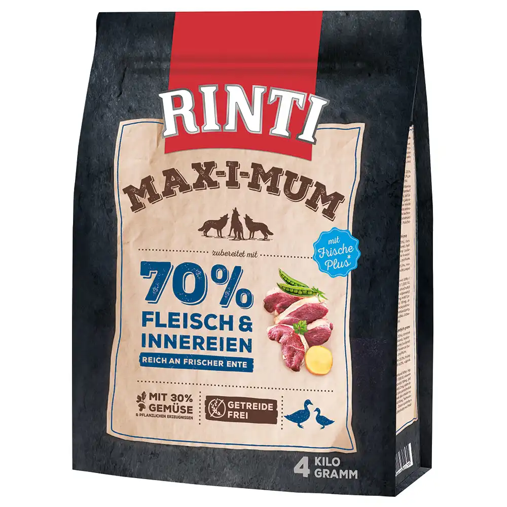 Rinti Max-i-mum con pato para perros - 4 kg