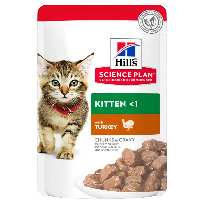 Hill's Feline Kitten Pavo (sobre) 85 gr.