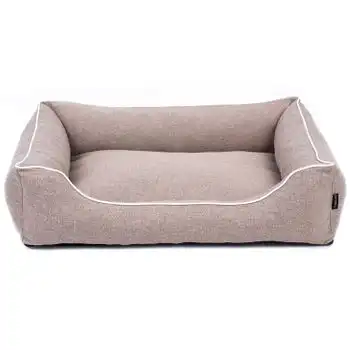 Sofa Mallorca Comfort Cama Para Perro 80x60 Cm Beige/blanco