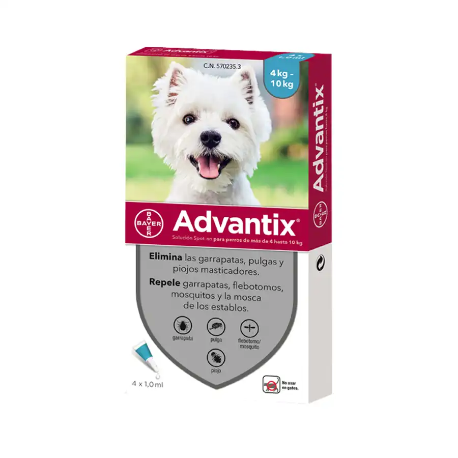 Advantix Pipetas Antiparasitarias para perros