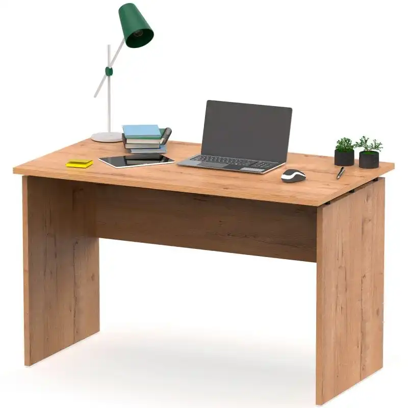 Briebe Bri-14079 Mesa de Oficina 76x120x68cm Zenith Roble Gold
