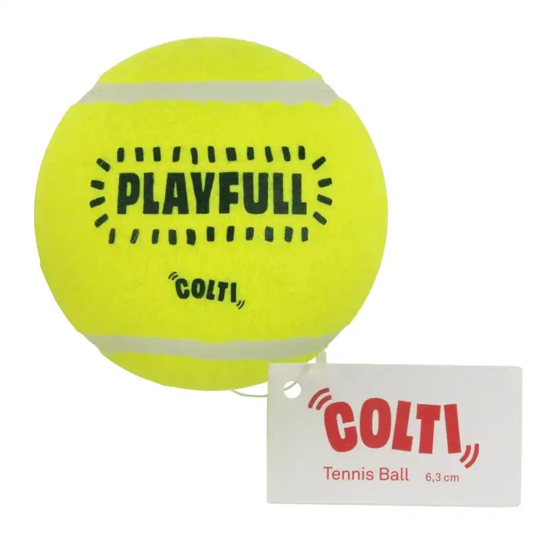 Colti Pelota de Tenis mediana  Para Perros 1 Unidad.