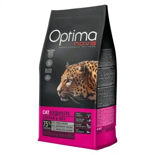 Optima Nova Exquisite Pollo y Arroz pienso para gatos