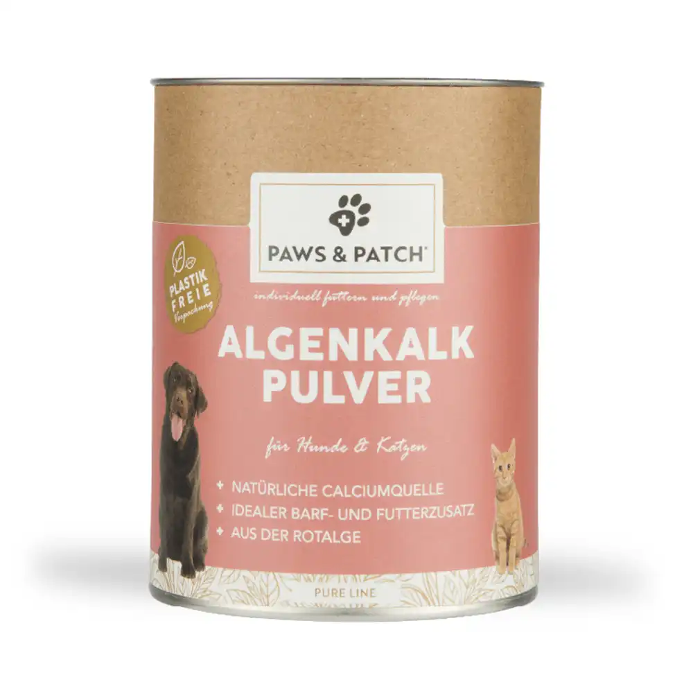 PAWS & PATCH Polvo de cal de algas - 250 g