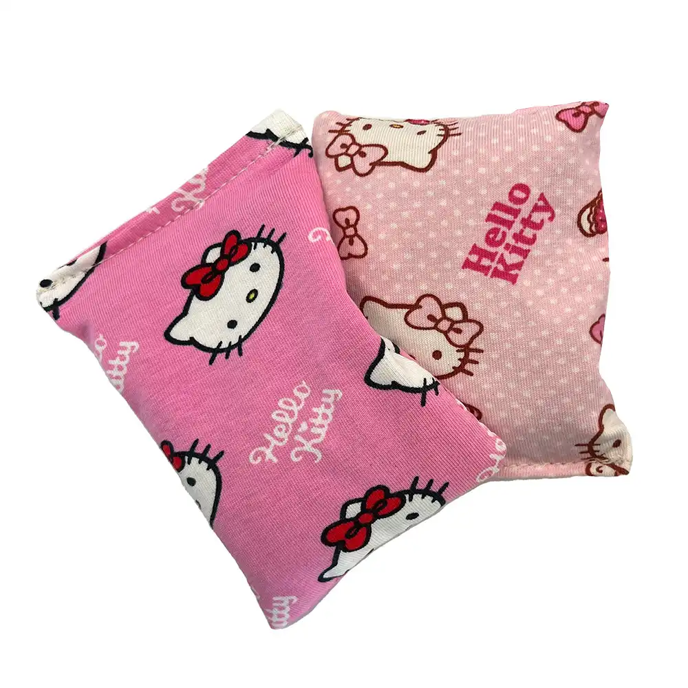 Cojines Hello Kitty de Aumüller con espelta y valeriana para gatos - 2 unidades