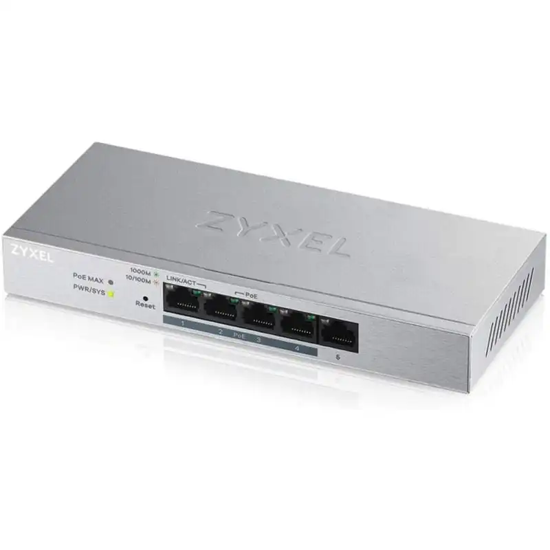 Zyxel GS1200-5HP v2 Switch Gestionado 5 Puertos Gigabit Ethernet PoE