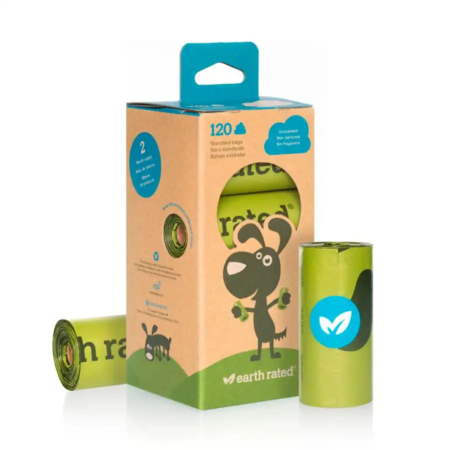 Bolsas higiénicas Earth Rated sin perfume