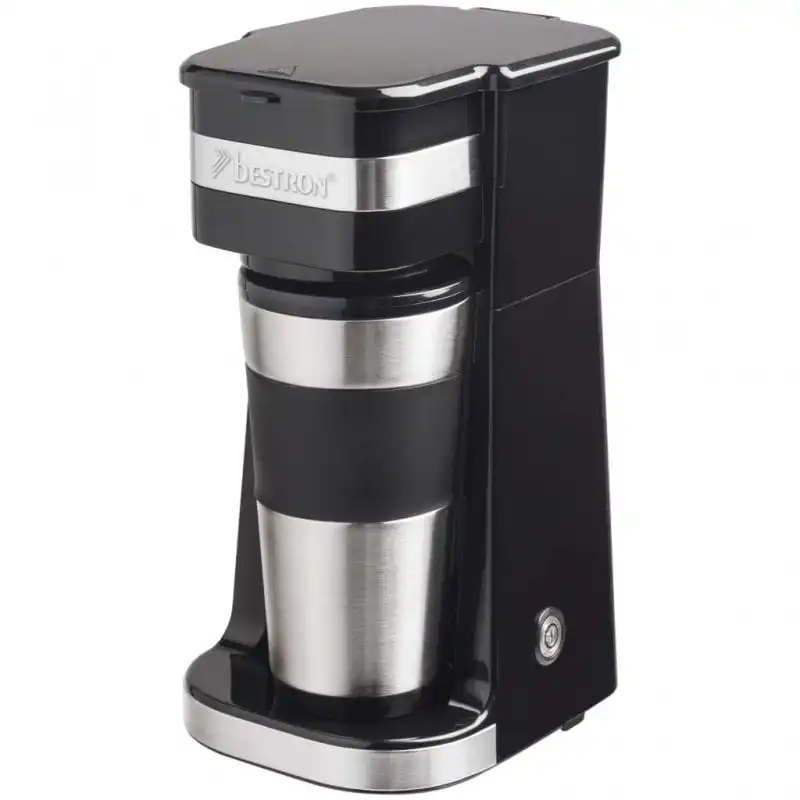 Bestron ACM112Z Cafetera de Goteo 2 Tazas 750W Negra