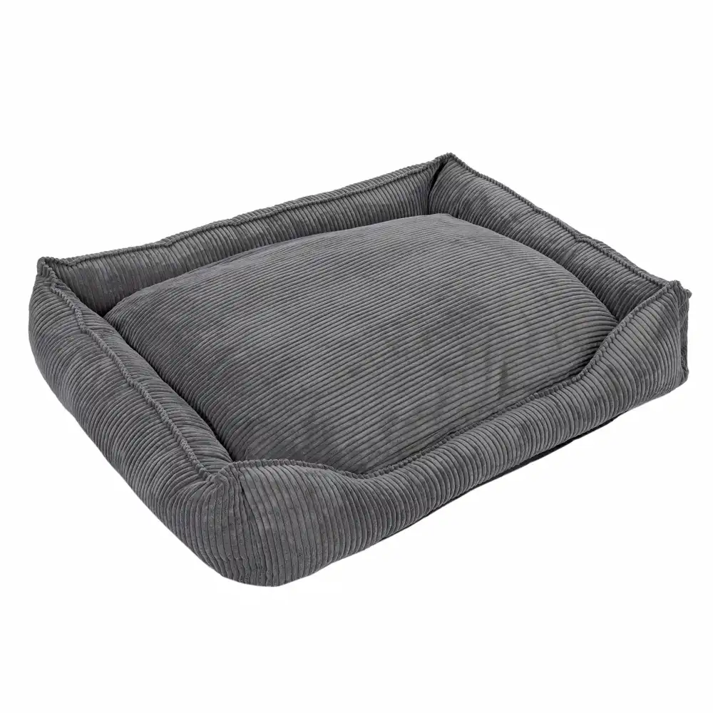 Cama Modern Living Helena para perros - 105 x 95 x 24 cm (L x An x Al), gris