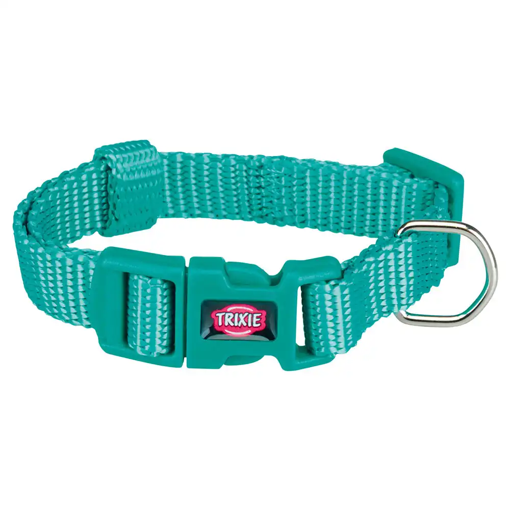 Collar Trixie Premium azul para perros - L - XL: 40 - 65 cm perímetro de cuello, 25 mm de ancho