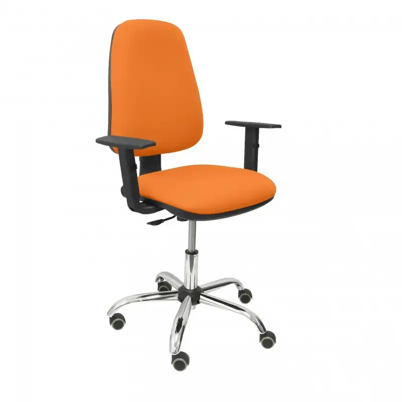Piqueras y Crespo Socovos Silla Bali Naranja con Brazos Regulables