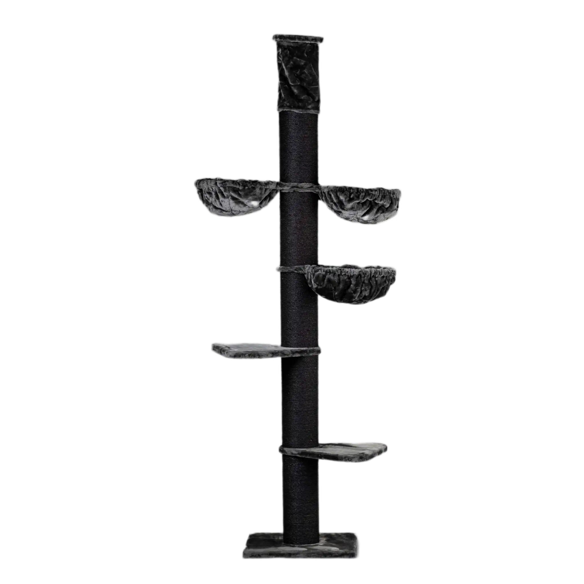 Rascador Maine Coon Tower Plus para gatos color Negro