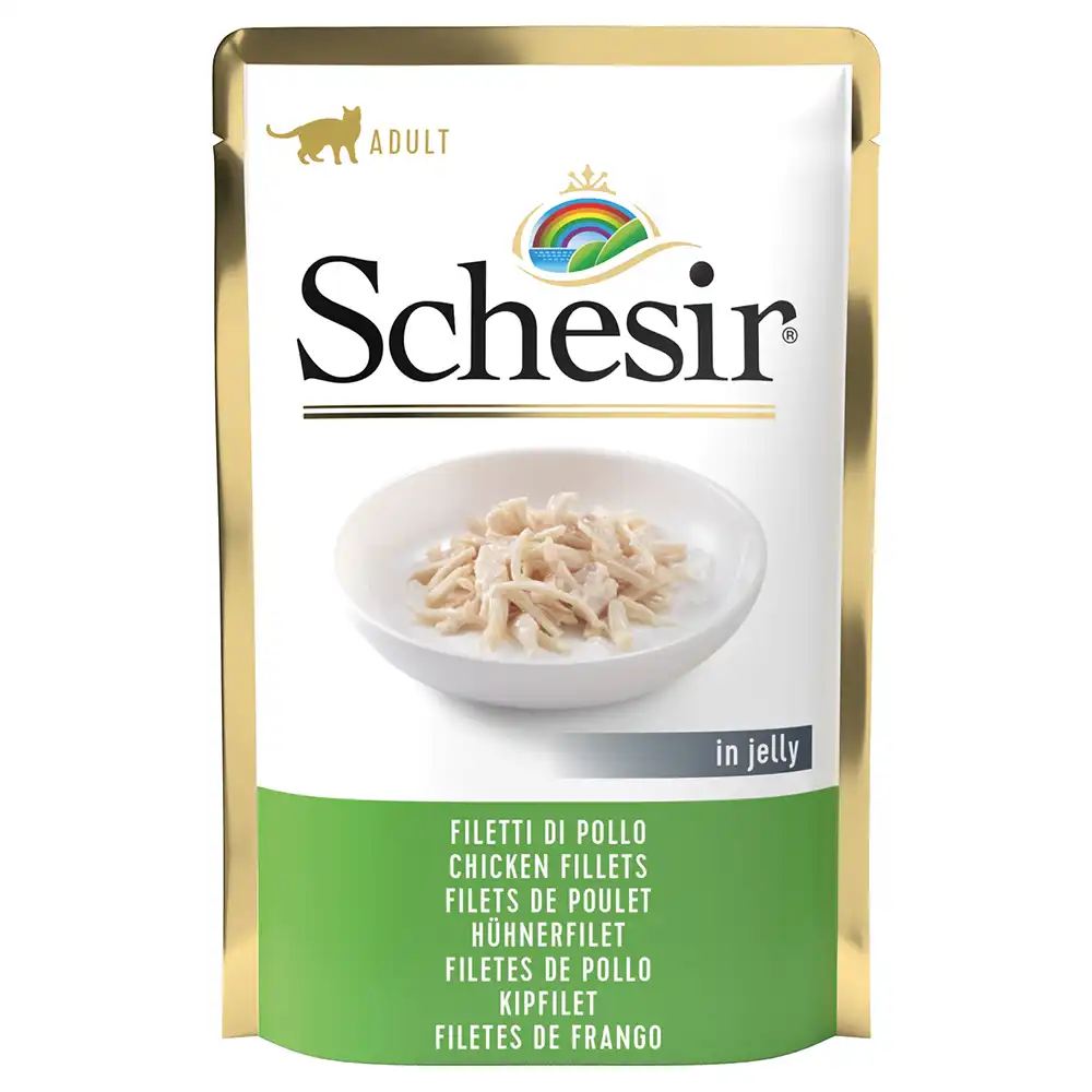 Schesir bolsitas 6 x 85 g en gelatina - Filetes de pollo