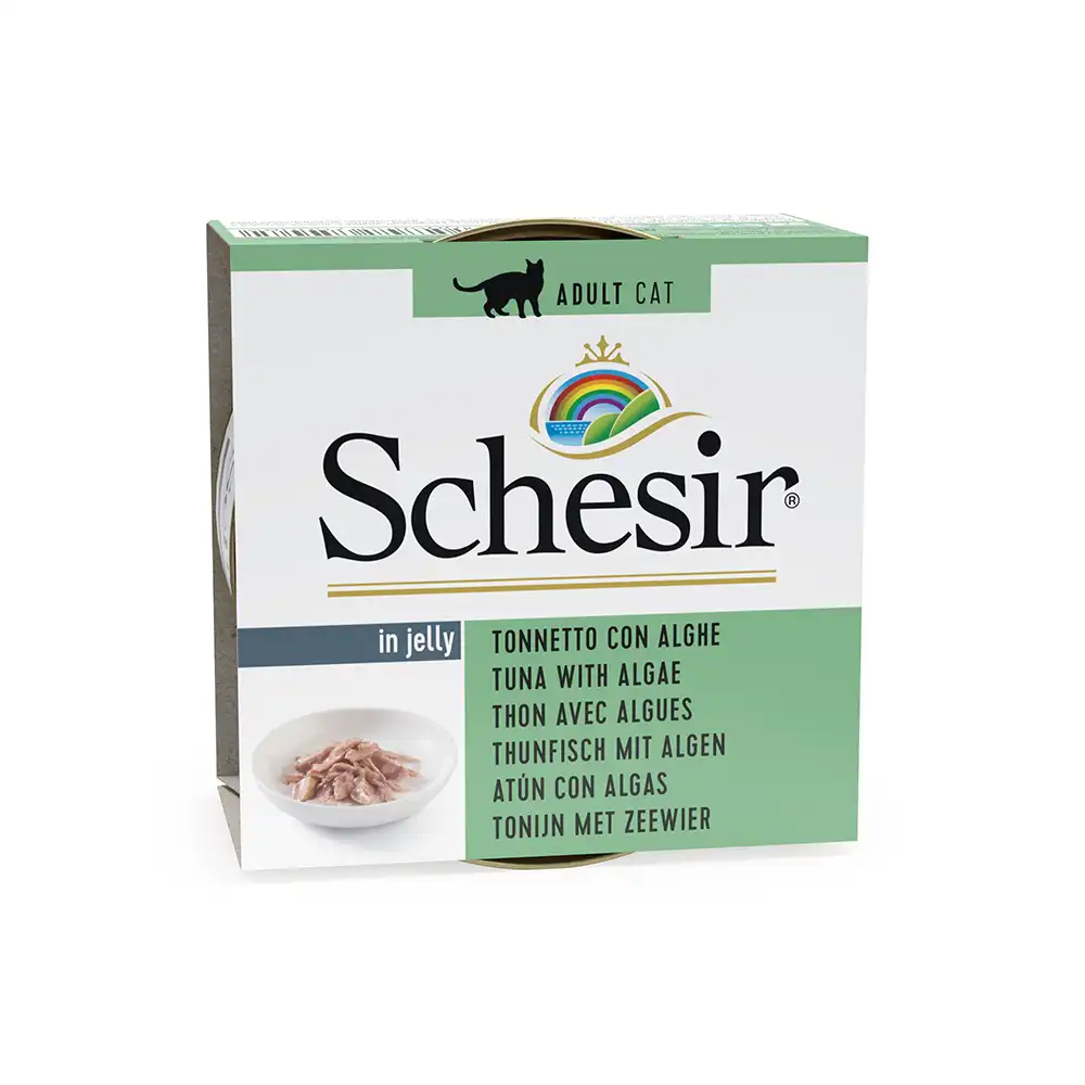 Schesir en gelatina 6 x 85 g - Atún con algas