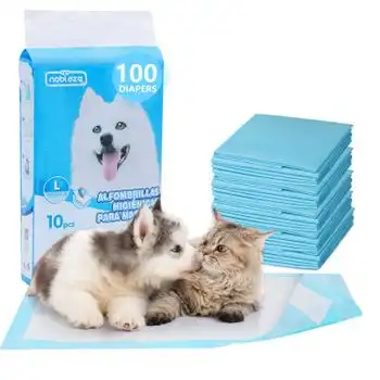 100x Empapadores Para Perros De Mascotas 90x60cm-nobelza