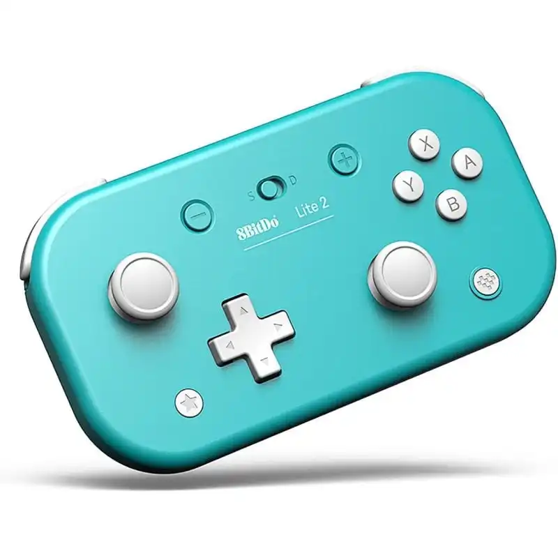 8Bitdo Lite 2 Turquesa Bluetooth/USB Gamepad Analógico/Digital para Android, Nintendo Switch/Lite